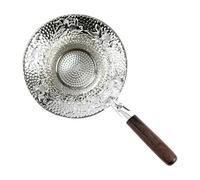 Handled Loose Tea Strainer - Stainless Steel Tea Infuser | Fine Mesh Stainless Steel Filter with Handle | Loose Têa Steeper | for Kung Fu Coffee Brewing Teapots Cups Pitchers Mugs Home