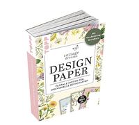Handlettering Design Paper Block Cottage Dreams A6: 75 feste Motivpapiere A6 in 25 floralen Designs. Mit Handlettering-Grundkurs