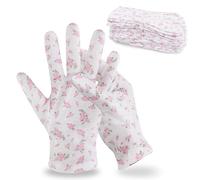 HandLove 12 pares de guantes de eccema, guantes hidratantes durante la noche, reparación de piel áspera para hombres y mujeres, talla única para la mayoría de guantes de tela, 100% algodón, multiusos,