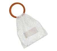 Handmade Bag-Toiletry Bag | Woven Tote For Crystal Sparkling Purse with Handle,Women Woven Tote Family, Women, Girlfriend Home Travel, Indoor Outdoor, Commute Daily