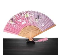 Handmade bamboos Hand Fan, Chinese Style Folding Handheld Fan, Elegant Decorative Folding Fans, Lightweight Portable Cooling Fans | Stylish Traditional Gift For Wedding Party Wall Decor Use