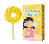Handmade Bath Balls - Fragrant Lollipop Shape Shower Steamers, Natural Bubble Bath Toys | Cute Relaxation Gift For Kids Birthday Summer Self Care, Natural Handmade B́ath Ball Stocking Stuffer Boys