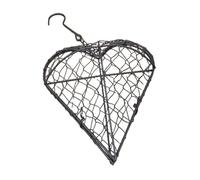 Handmade Birds Nests Material Holder - Iron Handmade Heart Shape Hanger | Outdoor Bird Nesting Material Hanger,for Indoor Outdoor Cage Aviary Breeding Perching Hiding Resting Keeping Garden