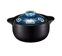 Handmade ceramic clay pot, household kitchen soup(A,2.5L)