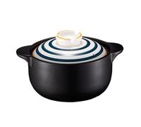 Handmade ceramic clay pot, household kitchen soup(C,4L)