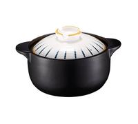 Handmade ceramic clay pot, household kitchen soup(D,2.5L)