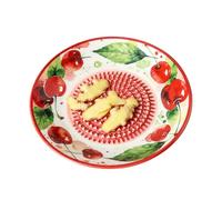 Handmade Ceramic Garlic Grater Plate - Concentric Manual Ginger & Veg