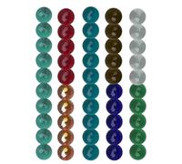 Handmade Colored Glass Marble - Mini Planet Ornament, Mixed Color Decorative Marble, Aquarium Vase Accessory | Suitable for Fish Tanks Home Decor Craft Projects Tabletop Display Artistic Arrangement