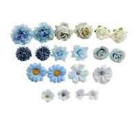 Handmade Corsage Artificial Floral Boutonnieres For Bridesmaids And Groomsmen Wedding Prom Party Decorations Mini Flower Head