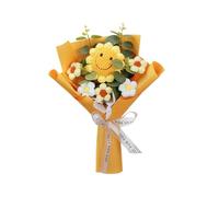 Handmade Crochet Flower - Decorative Bloom Arrangement, Colorful Florals with Wedding Use, Realistic Texture, Elegant Centerpiece, Vibrant Blooms for Home Decoration Table Display Event Centerpiece