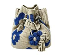 Handmade Crochet Flower,Stylish Bag | Casual Vacation Handbag,Crochet Flower Bag Pairs Beautifully With Ladies Mothers Wives Travelers Seaside Poolside Shopping Picnics Concert Vacation