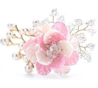 Handmade Crystal Flower Brooches for Women Beauty Flower Party Office Brooch Pins Gifts brooches for Women