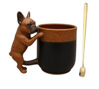 Handmade Dachshund Mug, Creative Cup With Dog Handle, 11 oz 3d Animal Cup, for Dog Lovers, Home and Office (1pcs-B)