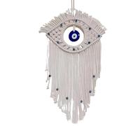Handmade Dream Catcher, Macrame Woven Boho Evil Eye Dream Catcher, Wall Hanging Bohemian Decor For Apartment, Dream Catcher Wall Art For Home Decor, Bedroom, Living Room Decorations