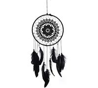 Handmade Dreamcatcher Wall Hanging | Feather & Lace Home Decor for Room/Party/Wedding | Boho Stylish Decoration with 50cm Pendant