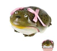 Handmade Frog Case Compatible with AirPods 4 & Pro 3, Cute Funny 3D Animal Silicone Earbuds Cover, Quirky Weird Toad Skin Protector, Shockproof Novelty (for Airpods 2,#2)