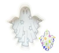 Handmade Ghost Mold - Baking and Craft Tool | Detailed Ghost Shape Molds for Candle Making, Soap Bars Plaster Figurines, Aromatherapy Wax Projects, DIY Crafting, Halloween Decorations, Resin Art