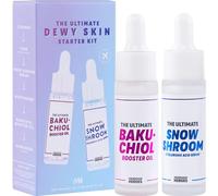 Handmade Heroes Travel Size 2% Bakuchiol Booster Oil and Hyaluronic Acid Serum with Sugarcane Squalane, All Natural Retinol Alternativa for Radiant and Line Smoothing Travel Set for Dewy Skin