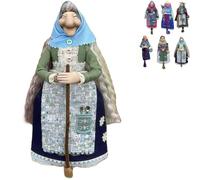 Handmade Kitchen Witch Dolls, Kitchens Witches Dolls Kit for Good Luck, Wizard Statues and Figurines, Charm Home Decor, Witches Hanging Doll for Cooking Decoration, Unique Gifts Friends(#F)