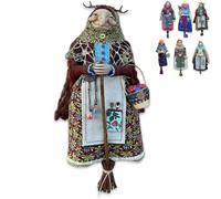 Handmade Kitchen Witch Dolls, Kitchens Witches Dolls Kit for Good Luck, Wizard Statues and Figurines, Charm Home Decor, Witches Hanging Doll for Cooking Decoration, Unique Gifts Friends(#A)