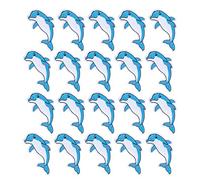 Handmade Marine Animal Patches for Clothes | 20Pcs Sewing Embroidery Cloth Appliques | Repair Holes & Customize Jackets/Jeans/Hats | 2.8x1.6 Inch Fabric Patches