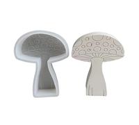 Handmade Products - Molde de silicona para decoración de hongos, adornos de yeso perfumado, molde de resina para decoración de hongos para fundición de resina