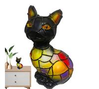 Handmade Resin Lamp, Small LED, Vintage Decorative Sculpture For Bedroom Ambiance, Soft Warm Lighting, Desk And Home Accessory, Living Room Bedside Night Decor