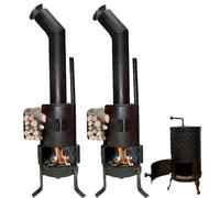 Handmade Rustic Charm Mini Decorative Stove, Vintage Pot Belly Wood Cook Stoves, Miniature Stove Heater with Chimney for Tabletop Display, Rustic Cabin Accessories for Small Room Project