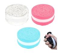 Handmade Silicone Stress Relief Toys, Super Soft Squeeze Soothing Dessert Toys, 3 Pack, Great for Relieving Stress(Multi-Colored D)