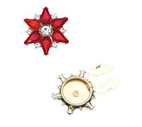 Handmade Star Sewing Patches Exquisites Rhinestones Embellishments Buttons For Garment Decoration And Repair Decorative Star