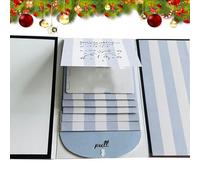 Handmade Waterfall Gift Card Booklet, Diy Message Gift Card Booklet, Holiday Gifts (COLOR-C,1PC)