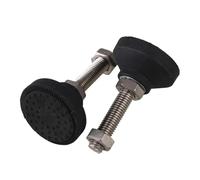HANDOPCY Equipo Patas Ajustables Pata de Torno Ajustable Tipo Rosca Patas niveladoras Ajustables Base giratoria niveladora articulada Almohadilla Deslizante for Muebles(6Pcs,50xM8x50)