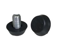 HANDOPCY Equipo Patas Ajustables Patas niveladoras Ajustables for Muebles, mesas, sillas, sofás, gabinetes, Deslizadores, Base niveladora, Tornillos M6, M8, Almohadillas atornilladas(4 Pc,M6x10mm)