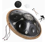 Handpan Drum (432Hz/440Hz) Adult Steel Hand Drums For Meditation Yoga Sound Healing (D Minor) Tambor De Mano Handpan Tambor(Mandala,432HZ)