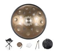 Handpan Drum D Menor 9/10 Notas Handpan Drum 22 pulgadas Handpan Drum 432HZ/440HZ Handpan Drum Instrumentos de percusión for curación de sonido Meditación personal Yoga(Color:9 Notes(440HZ))