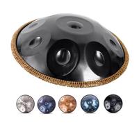 Handpan Drum De 440 Hz/432 Hz Para Adultos, Hand Drum Steel Drum Percusión De 22 Pulgadas, Con 9/10/12 Notas, En Re Menor, Con Bolsa De Mano Suave, Mazos, Soporte(B,432HZ/12Note)