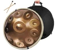 Handpan Drum De 56cm D Minor 9/10/12 Notas Tambor De Acero Para Curación De Sonido, Meditación Personal, Yoga,Instrumento De Percusión 432 HZ/440 HZ(12 Notes(432HZ))