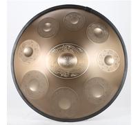 Handpan Drum, Handpan En Re Menor, 432 Hz/440 Hz, 22 Pulgadas Con 9/10/12 Notas, Viene Con Mochila, Soporte, Paño De Limpieza Y Dos Mazos(9 Notes (440Hz))