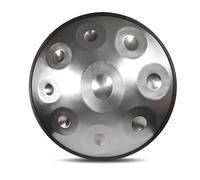 Handpan Drum, Instrumento De Percusión Hand Pan Drum De 432Hz/440Hz Para La Sanación Sonora Y La Meditación Personal, 55cm 9/10/ 12 Notas Steel Tongue Drum Con Todos Los Accesorios (Size : 432Hz, C