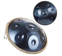 Handpan Drum Sets, 432 Hz/440 Hz, 9/10/12 Notas Hand Drum Steel Drum Percusión En Re Menor, Tambor De Mano De Acero Para Adultos Con Soporte, Bolsa Para Sanación Con Sonido(C,432HZ/12Note)