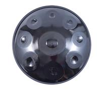 Handpan Drum, Tambor De Lengua De Acero, 9/10/12 Notas En Re Kurdo Menor, 432 Hz/440 Hz, Percusión De Tambor Golden Handpan, Incluye Funda, 2 Mazos Y Soporte(B-432Hz,9Notes)