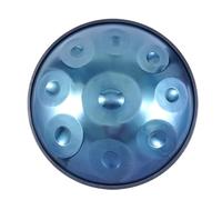 Handpan Drum, Tambor De Lengua De Acero, 9/10/12 Notas En Re Kurdo Menor, 432 Hz/440 Hz, Percusión De Tambor Golden Handpan, Incluye Funda, 2 Mazos Y Soporte(C-432Hz,10Notes)