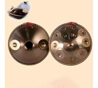 Handpan Drum - Tambor De Mano - Steel Hand Drums, Instrumento De Percusión De Tambor Handpan De 22 Pulgadas Tambor De Mano De Acero - Tambor De Mano En Re Menor Kurdo, Tambores Handpan 440 Hz(14Notes)