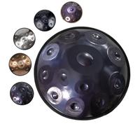 Handpan Drums de 432Hz/440Hz, 12 Notas Percusión de Tambor Handpan para Sanación con Sonido, Yoga, Steel Tongue Drum Con Trípode, Handpan De Acero(Azul,432Hz)