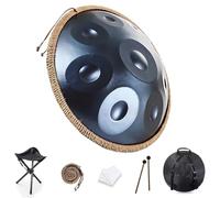 Handpan Drums Sets De 432 Hz/440 Hz, Instrumento De Percusión Handpan De Acero De 22 Pulgadas En Re Menor Para Adultos, Para Meditación, Yoga, Sanación Con Sonido(Blue,432HZ/12Note)