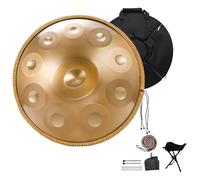 Handpan Drums Sets, Handpan Drum Para Adultos, 10/09/12 Notas 432 Hz / 440 Hz En Re Menor Harmonic Hand Pan Drum De Instrumento De Percusión, Para Sanación Con Sonido(A,432HZ/10Note)