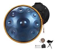 Handpan Drums Sets, Handpan Drum Para Adultos, 10/09/12 Notas 432 Hz / 440 Hz En Re Menor Harmonic Hand Pan Drum De Instrumento De Percusión, Para Sanación Con Sonido(C,432HZ/9Note)