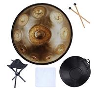 Handpan Forjado A Mano En D Tambor De Mano De Acero Menor De 9 Notas, 9 Notas D3 A Cama Y Desayuno C D E F G A) 22in/56cm, For La Producción De Audio Profesional, Entusiasta De La Música