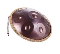 Handpan Instrumento 440Hz 9/10/12 Note D Menor Handpan Music Percusión para Principiantes en Sanación con Sonido, Meditación(Púrpura,12 notas)