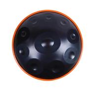 Handpan Instrumento de percusión musical tambor, lengua acero, yoga, meditación, 432Hz, 10,9 notas, 22 pulgadas(Blue 10 notes)